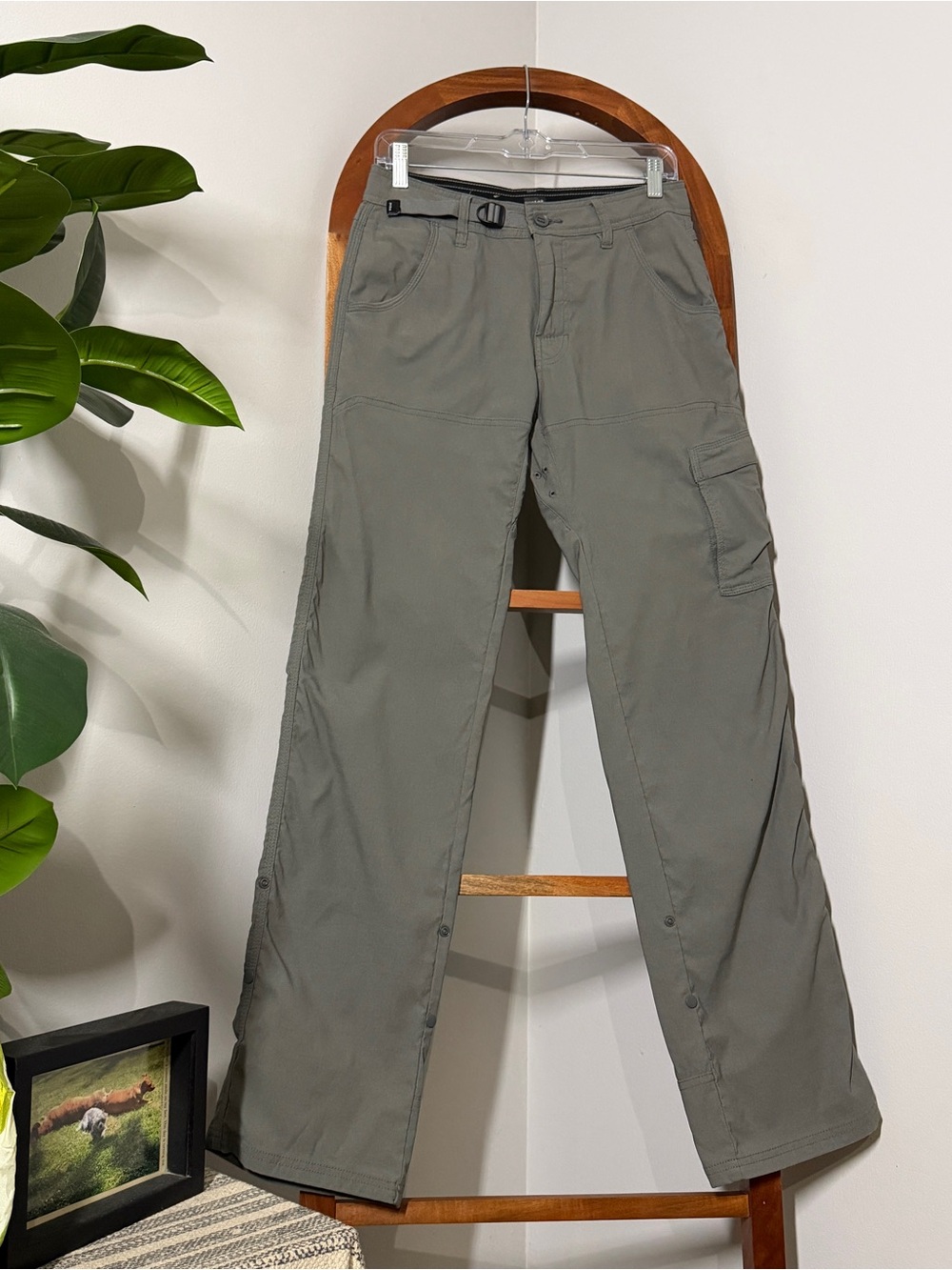 Prana Men's 28/34 Gray Stretch Zion Pants Style 1969791